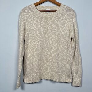 J. Crew Women’s Beige Cotton Knit Sweater, Size XS